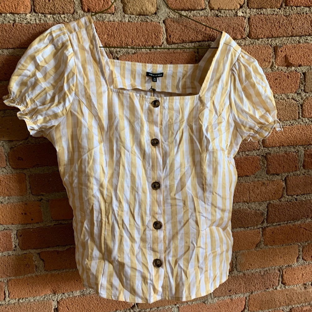 Who what wear collection gingham top. Size XL.